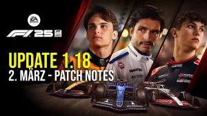 F1 25 Update 1.18 Patch 2. März 26