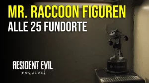 Resident Evil Requiem Mr. Raccoon Figuren